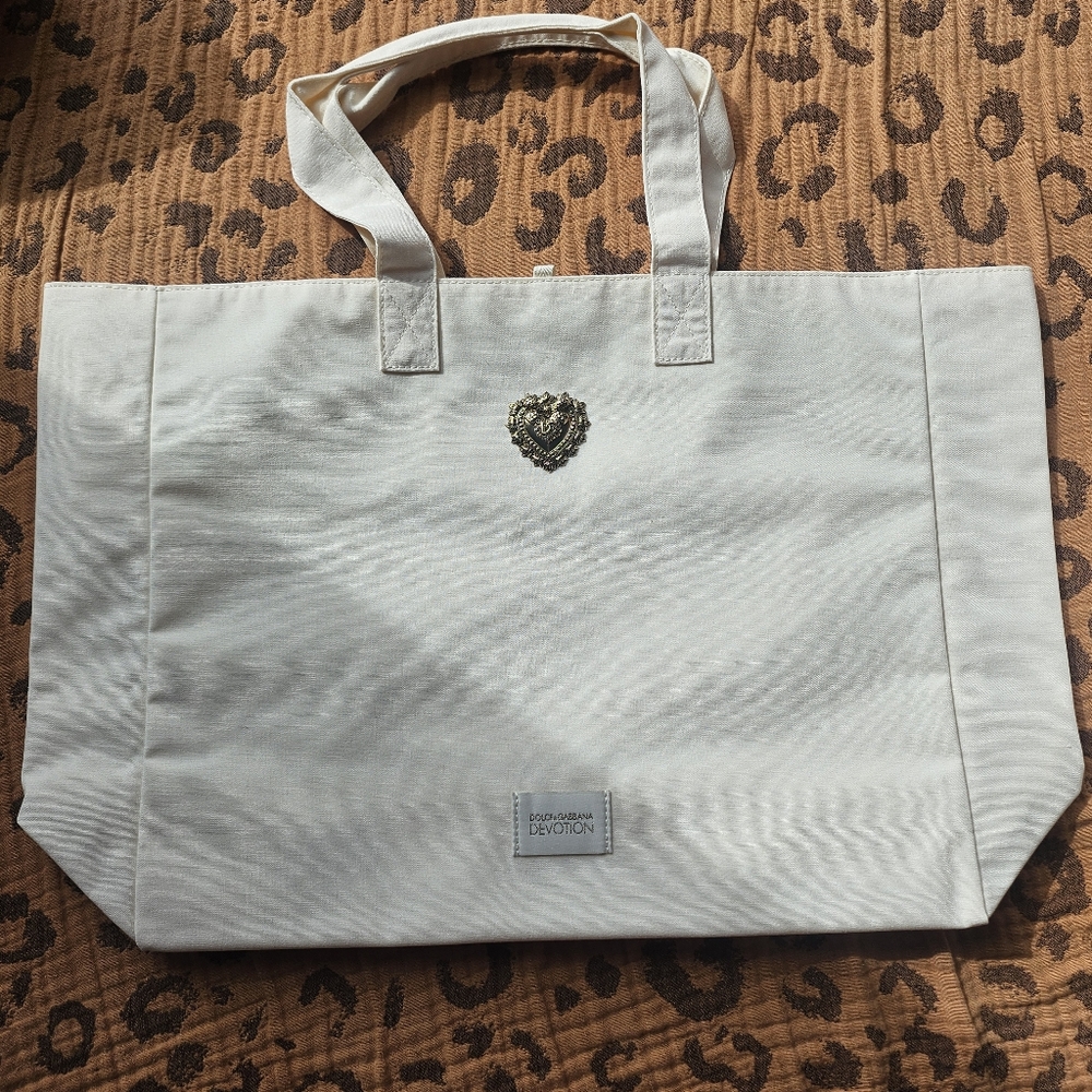 Dolce&Gabbana D&G Devotion /Tote Bag  /Beige